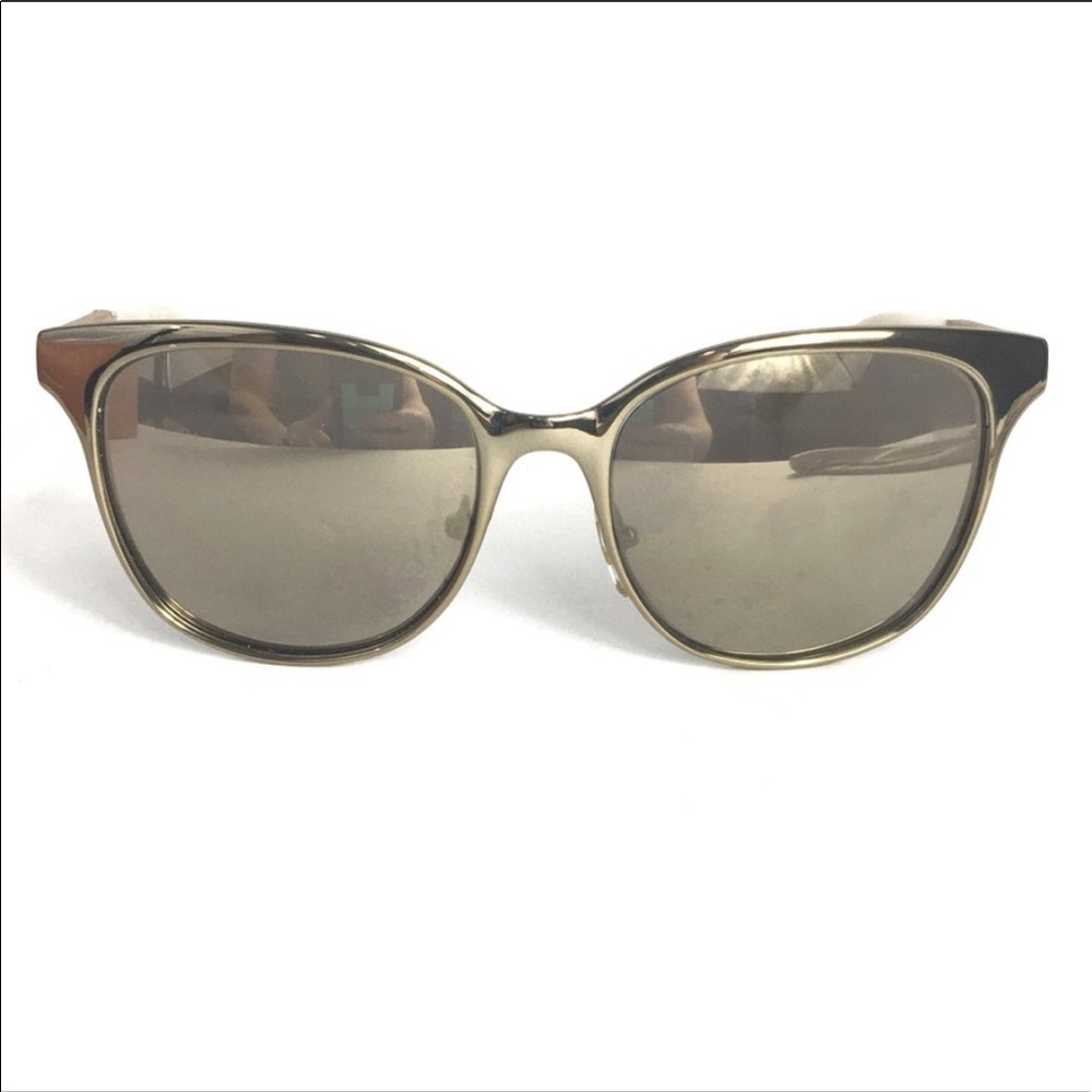 Tory Burch Wood & Gold Sunglasses